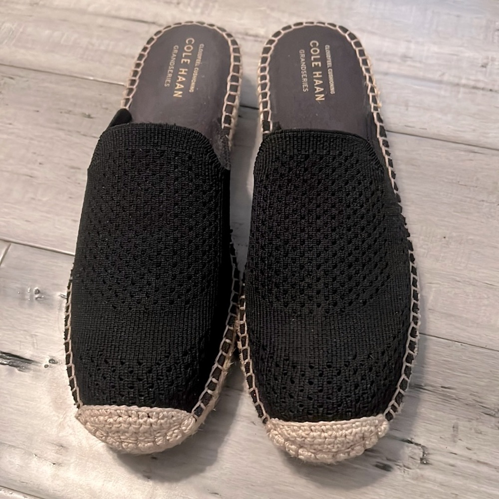 Cole Haan mule espadrilles sz 8
